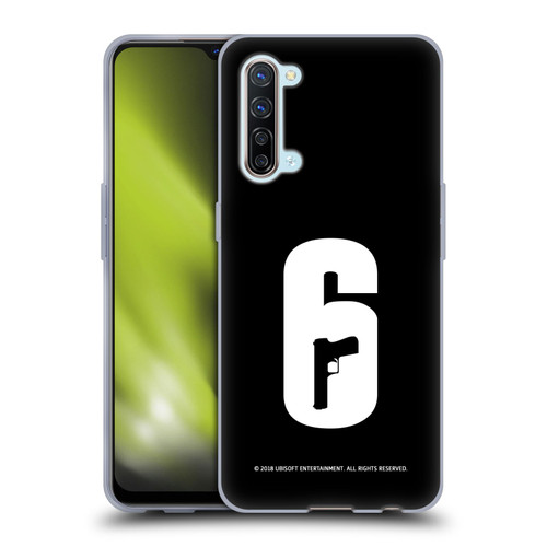 Tom Clancy's Rainbow Six Siege Logos Black And White Soft Gel Case for OPPO Find X2 Lite 5G