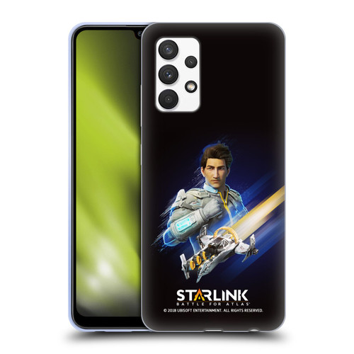 Starlink Battle for Atlas Character Art Mason Arana Soft Gel Case for Samsung Galaxy A32 (2021)