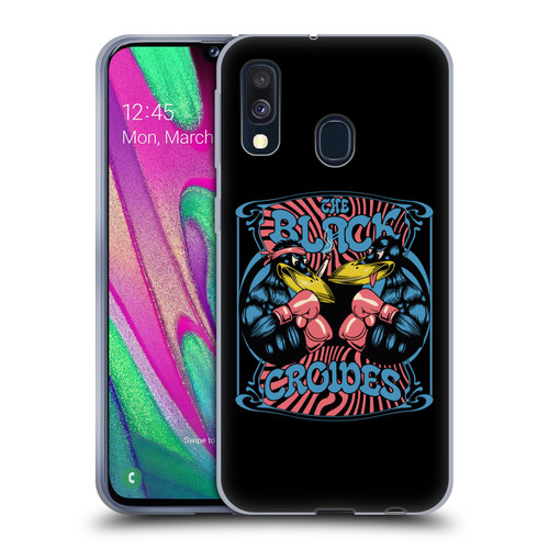 The Black Crowes Graphics Boxing Soft Gel Case for Samsung Galaxy A40 (2019)