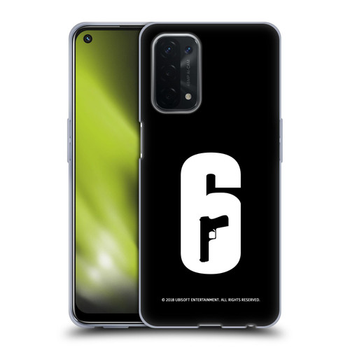 Tom Clancy's Rainbow Six Siege Logos Black And White Soft Gel Case for OPPO A54 5G