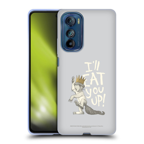 Where the Wild Things Are Literary Graphics Eat You Up Soft Gel Case for Motorola Edge 30
