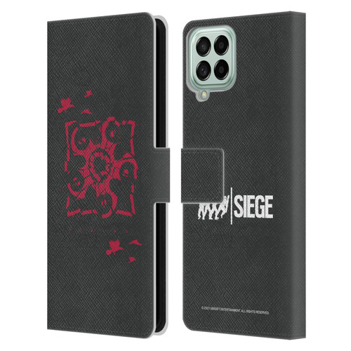 Tom Clancy's Rainbow Six Siege Icons Hibana Leather Book Wallet Case Cover For Samsung Galaxy M33 (2022)