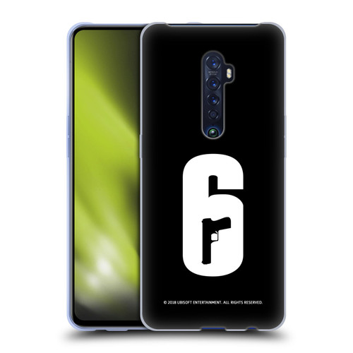 Tom Clancy's Rainbow Six Siege Logos Black And White Soft Gel Case for OPPO Reno 2