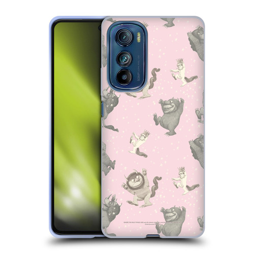 Where the Wild Things Are Literary Graphics Pink Pattern Soft Gel Case for Motorola Edge 30