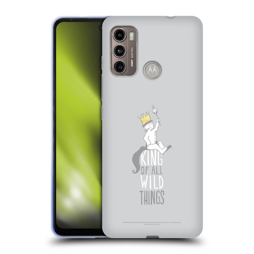 Where the Wild Things Are Literary Graphics King Soft Gel Case for Motorola Moto G60 / Moto G40 Fusion