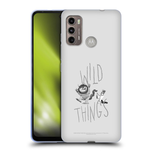 Where the Wild Things Are Literary Graphics Wild Thing Soft Gel Case for Motorola Moto G60 / Moto G40 Fusion
