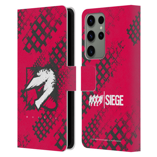 Tom Clancy's Rainbow Six Siege Icons Mozzie Leather Book Wallet Case Cover For Samsung Galaxy S23 Ultra 5G