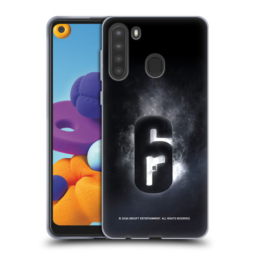 Tom Clancy's Rainbow Six Siege Logos Glow Soft Gel Case for Samsung Galaxy A21 (2020)