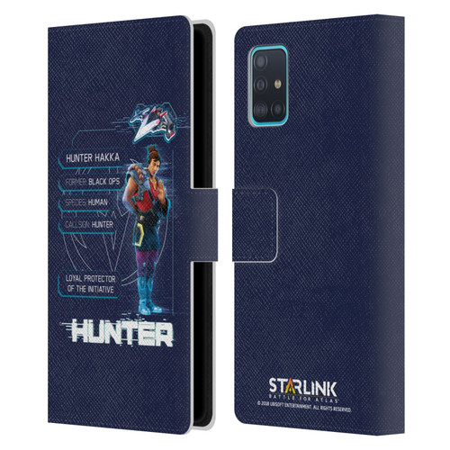 Starlink Battle for Atlas Character Art Hunter Leather Book Wallet Case Cover For Samsung Galaxy A51 (2019)