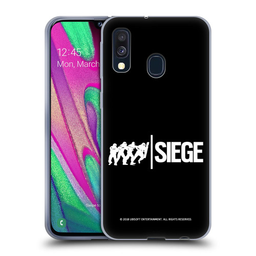 Tom Clancy's Rainbow Six Siege Logos Attack Soft Gel Case for Samsung Galaxy A40 (2019)