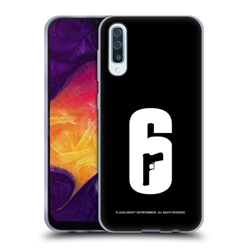 Tom Clancy's Rainbow Six Siege Logos Black And White Soft Gel Case for Samsung Galaxy A50/A30s (2019)