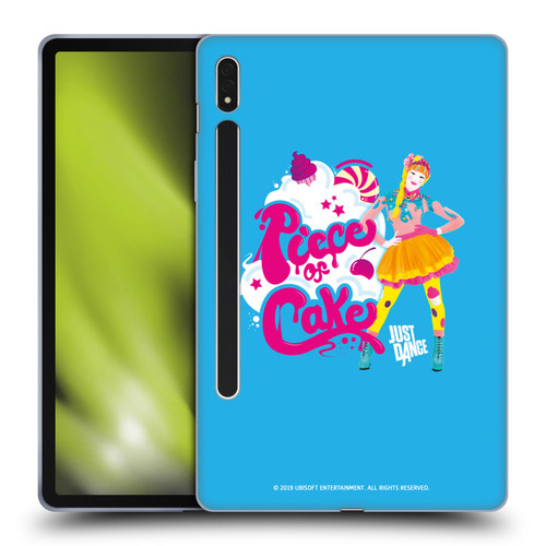 Just Dance Artwork Compositions Piece Of Cake Soft Gel Case for Samsung Galaxy Tab S8