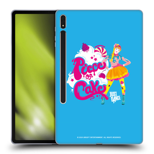 Just Dance Artwork Compositions Piece Of Cake Soft Gel Case for Samsung Galaxy Tab S8 Plus