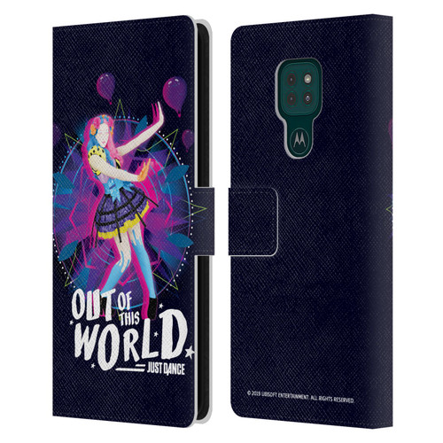 Just Dance Artwork Compositions Out Of This World Leather Book Wallet Case Cover For Motorola Moto G9 Play