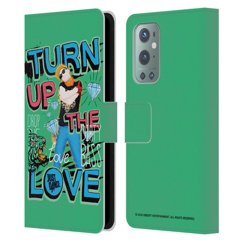 Just Dance Artwork Compositions Drop The Beat Leather Book Wallet Case Cover For OnePlus 9