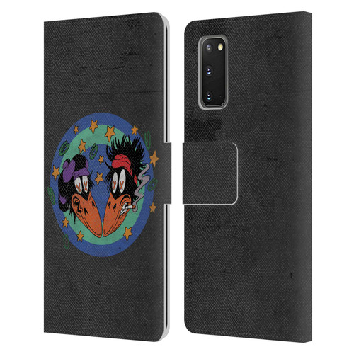 The Black Crowes Graphics Distressed Leather Book Wallet Case Cover For Samsung Galaxy S20 / S20 5G