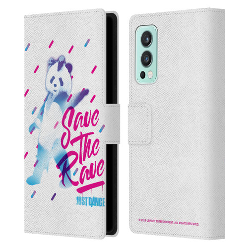 Just Dance Artwork Compositions Save The Rave Leather Book Wallet Case Cover For OnePlus Nord 2 5G
