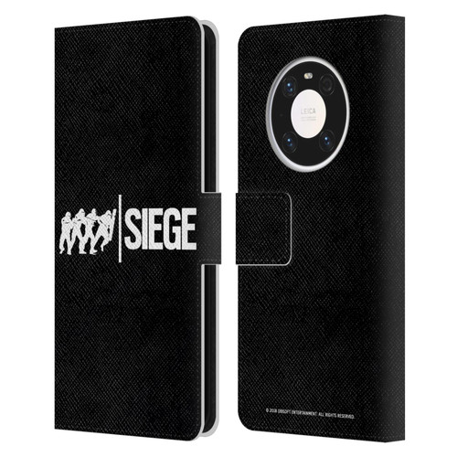 Tom Clancy's Rainbow Six Siege Logos Attack Leather Book Wallet Case Cover For Huawei Mate 40 Pro 5G