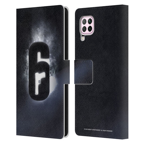 Tom Clancy's Rainbow Six Siege Logos Glow Leather Book Wallet Case Cover For Huawei Nova 6 SE / P40 Lite