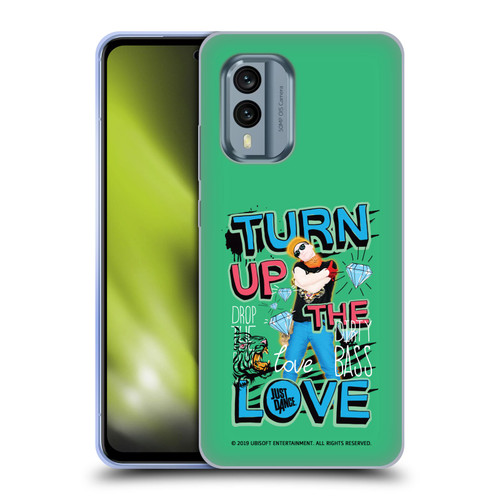 Just Dance Artwork Compositions Drop The Beat Soft Gel Case for Nokia X30