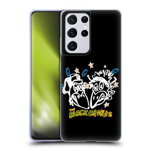 The Black Crowes Graphics Heads Soft Gel Case for Samsung Galaxy S21 Ultra 5G