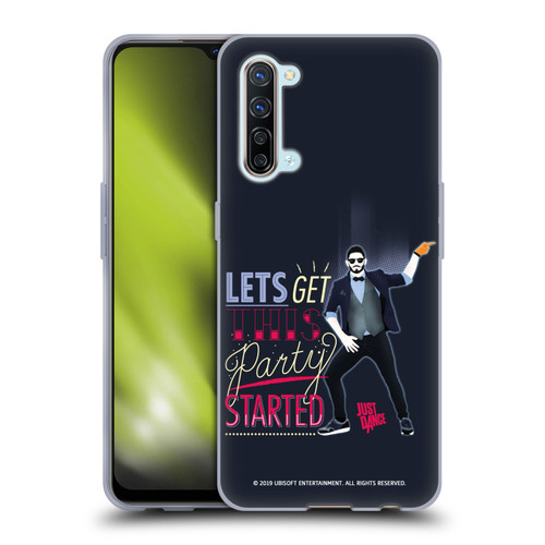 Just Dance Artwork Compositions Party Started Soft Gel Case for OPPO Find X2 Lite 5G