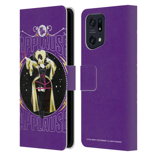 Just Dance Artwork Compositions Applause Leather Book Wallet Case Cover For OPPO Find X5