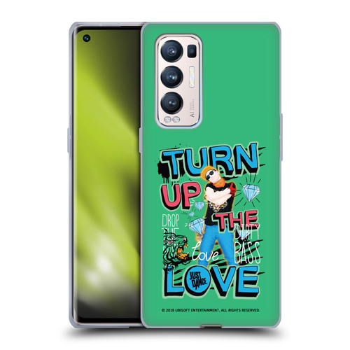 Just Dance Artwork Compositions Drop The Beat Soft Gel Case for OPPO Find X3 Neo / Reno5 Pro+ 5G