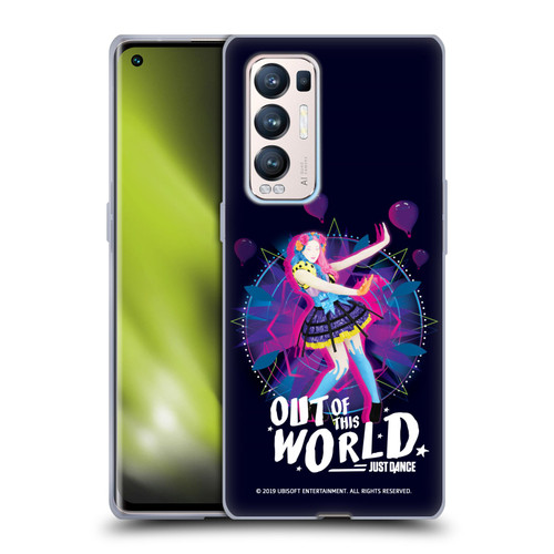 Just Dance Artwork Compositions Out Of This World Soft Gel Case for OPPO Find X3 Neo / Reno5 Pro+ 5G