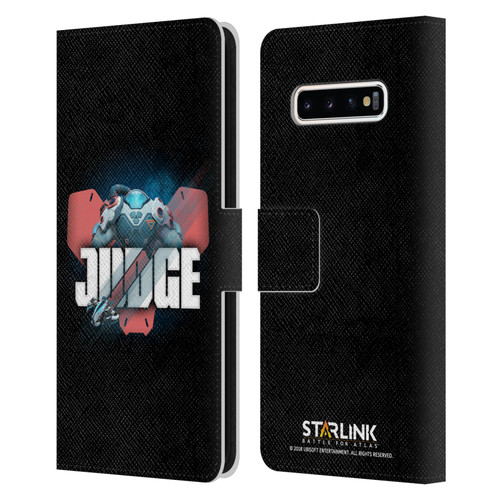 Starlink Battle for Atlas Character Art Judge Leather Book Wallet Case Cover For Samsung Galaxy S10+ / S10 Plus
