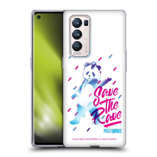 Just Dance Artwork Compositions Save The Rave Soft Gel Case for OPPO Find X3 Neo / Reno5 Pro+ 5G