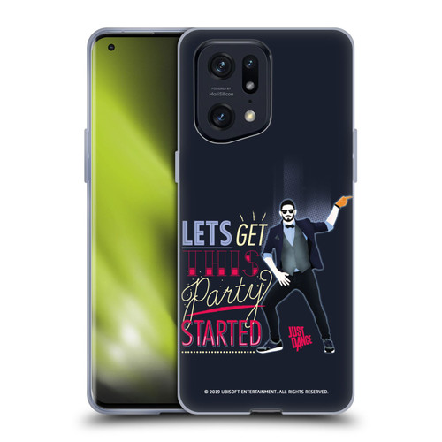 Just Dance Artwork Compositions Party Started Soft Gel Case for OPPO Find X5 Pro