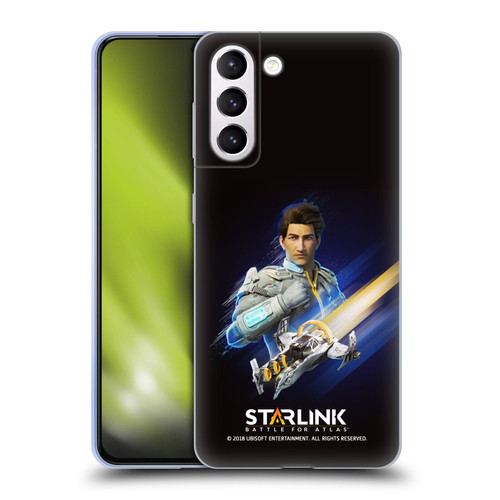 Starlink Battle for Atlas Character Art Mason Arana Soft Gel Case for Samsung Galaxy S21+ 5G
