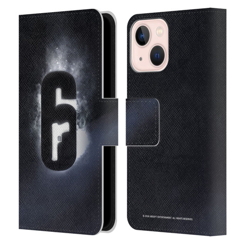 Tom Clancy's Rainbow Six Siege Logos Glow Leather Book Wallet Case Cover For Apple iPhone 13 Mini