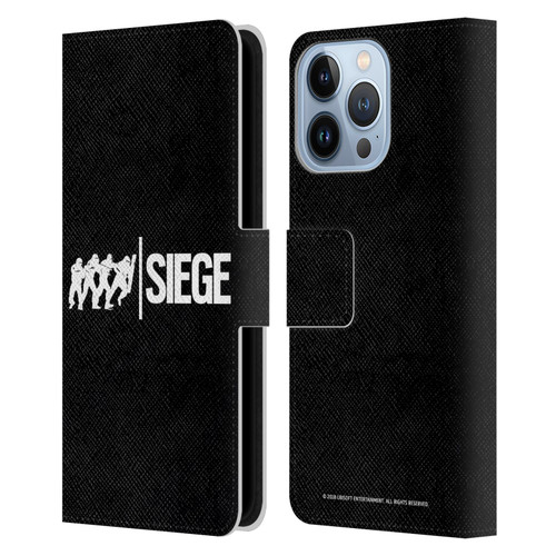 Tom Clancy's Rainbow Six Siege Logos Attack Leather Book Wallet Case Cover For Apple iPhone 13 Pro