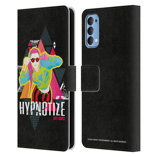 Just Dance Artwork Compositions Hypnotize Leather Book Wallet Case Cover For OPPO Reno 4 5G