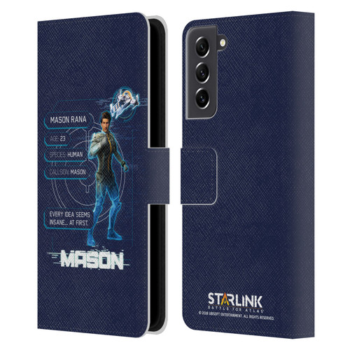 Starlink Battle for Atlas Character Art Mason Leather Book Wallet Case Cover For Samsung Galaxy S21 FE 5G