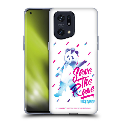 Just Dance Artwork Compositions Save The Rave Soft Gel Case for OPPO Find X5 Pro