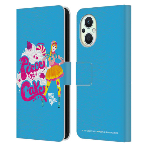 Just Dance Artwork Compositions Piece Of Cake Leather Book Wallet Case Cover For OPPO Reno8 Lite