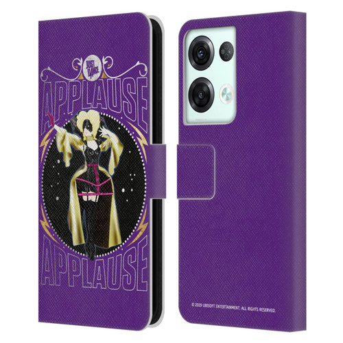 Just Dance Artwork Compositions Applause Leather Book Wallet Case Cover For OPPO Reno8 Pro