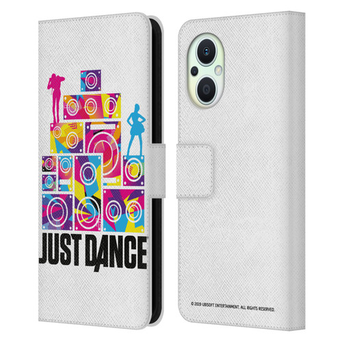 Just Dance Artwork Compositions Silhouette 4 Leather Book Wallet Case Cover For OPPO Reno8 Lite