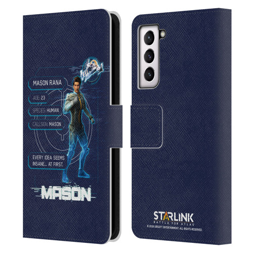 Starlink Battle for Atlas Character Art Mason Leather Book Wallet Case Cover For Samsung Galaxy S21 5G