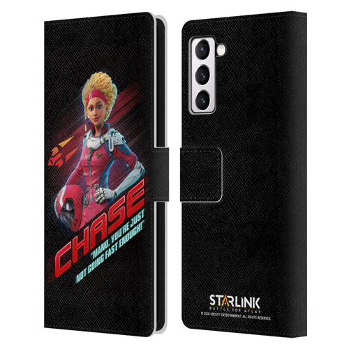 Starlink Battle for Atlas Character Art Calisto Chase Da Silva Leather Book Wallet Case Cover For Samsung Galaxy S21+ 5G