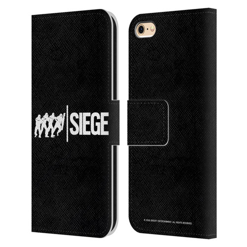 Tom Clancy's Rainbow Six Siege Logos Attack Leather Book Wallet Case Cover For Apple iPhone 6 / iPhone 6s