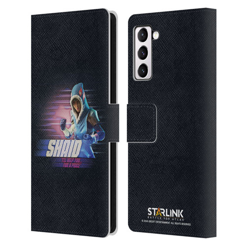 Starlink Battle for Atlas Character Art Shaid Leather Book Wallet Case Cover For Samsung Galaxy S21+ 5G