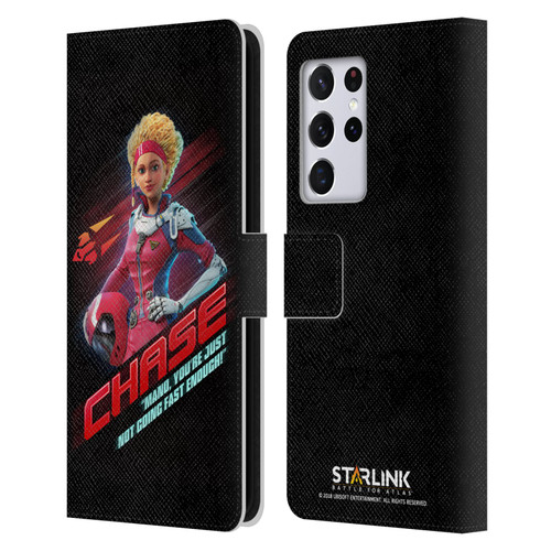 Starlink Battle for Atlas Character Art Calisto Chase Da Silva Leather Book Wallet Case Cover For Samsung Galaxy S21 Ultra 5G