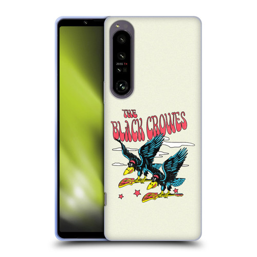 The Black Crowes Graphics Flying Guitars Soft Gel Case for Sony Xperia 1 IV