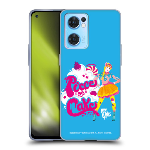 Just Dance Artwork Compositions Piece Of Cake Soft Gel Case for OPPO Reno7 5G / Find X5 Lite