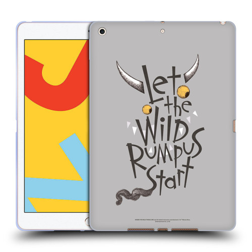 Where the Wild Things Are Literary Graphics Rumpus Soft Gel Case for Apple iPad 10.2 2019/2020/2021