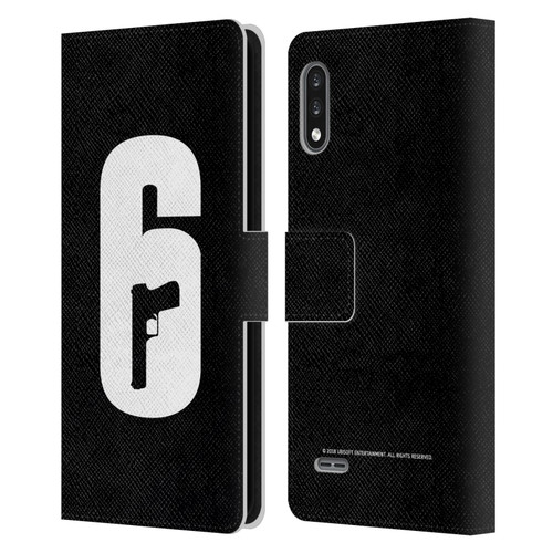 Tom Clancy's Rainbow Six Siege Logos Black And White Leather Book Wallet Case Cover For LG K22